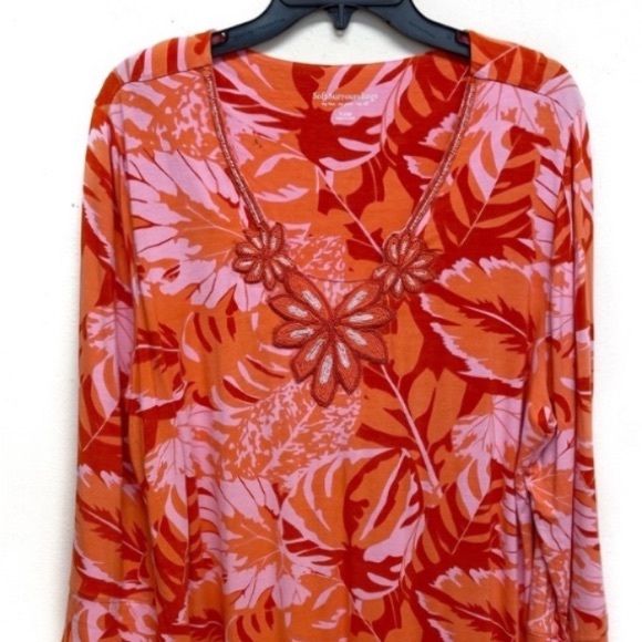 CLOSET CLOSING! ALL BUNDLES NEGOTIABLE! NWT RARE BEADED BOHO TUNIC LONG SLEEVES - Picture 4 of 12